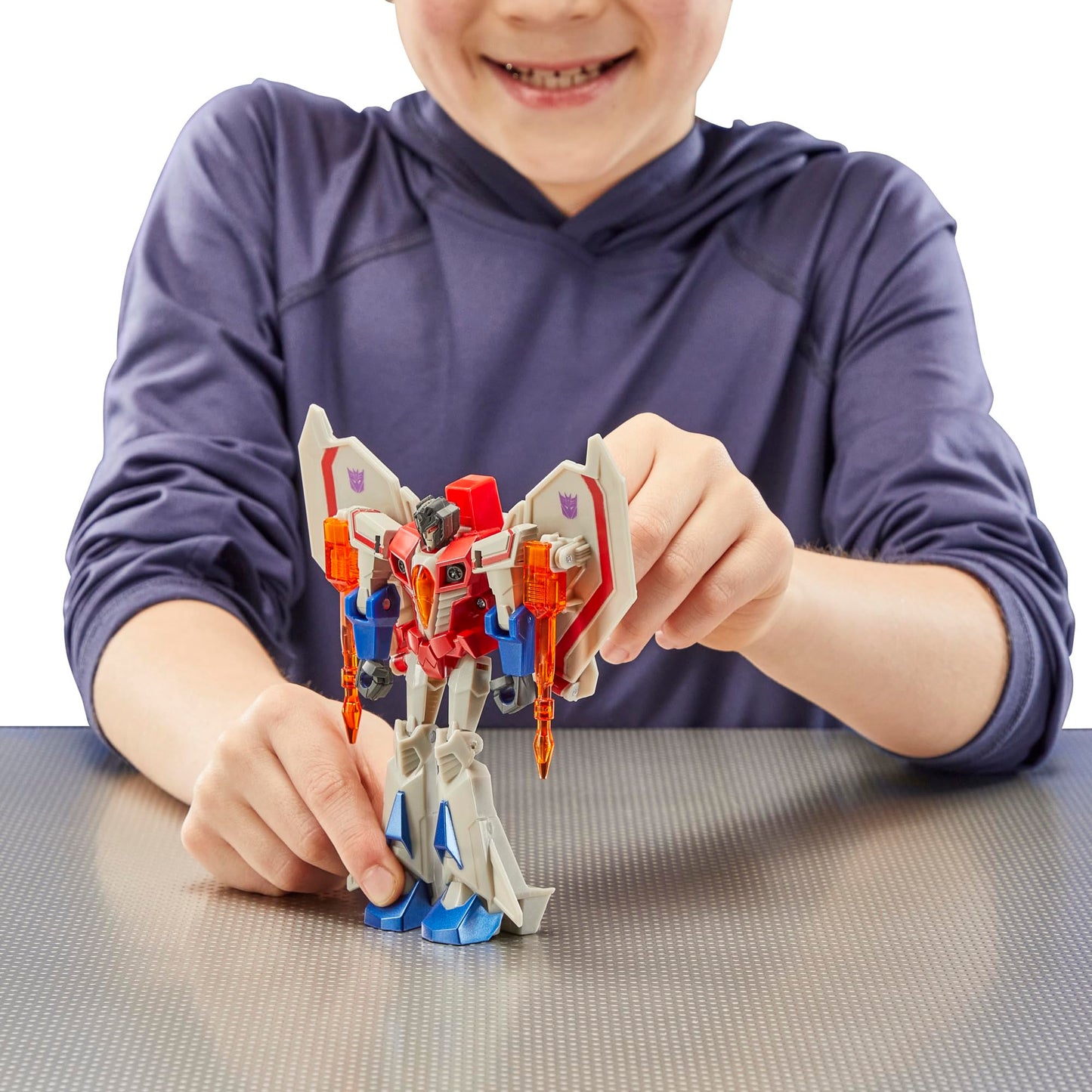 Transformers Decepticon Commander 3-Pack of 5-Inch Robot Action Figures for Boys and Girls, Starscream, Shockwave & Soundwave, Interactive Toys for Kids Ages 6 and Up (Amazon Exclusive)