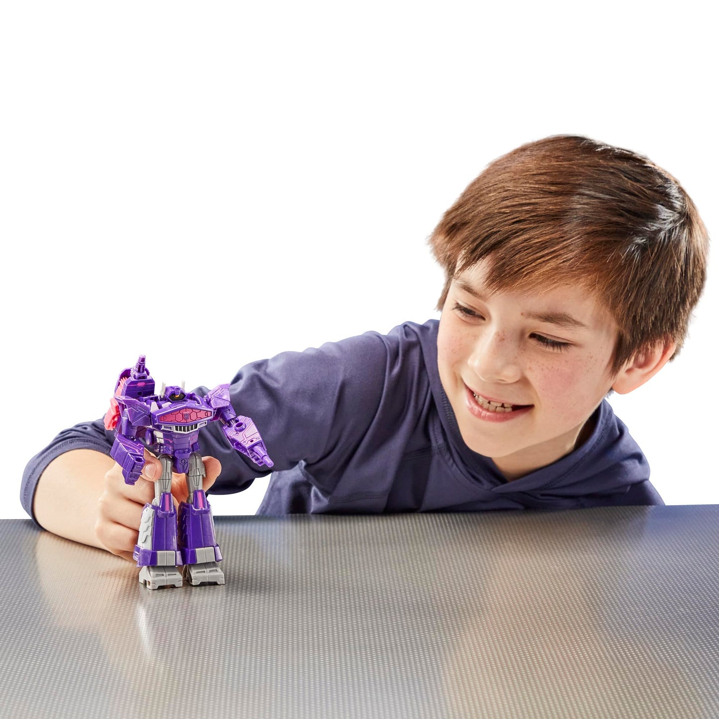 Transformers Decepticon Commander 3-Pack of 5-Inch Robot Action Figures for Boys and Girls, Starscream, Shockwave & Soundwave, Interactive Toys for Kids Ages 6 and Up (Amazon Exclusive)