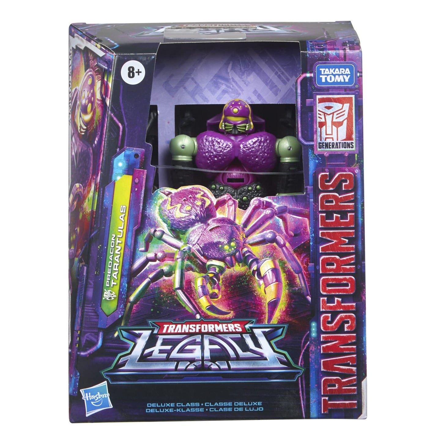 Transformers Toys Generations Legacy Deluxe Predacon Tarantulas Action Figure - Kids Ages 8 and Up, 5.5-inch